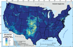 USGS National Model Estimates Groundwater Nitrate at Drinking Water Depths  
