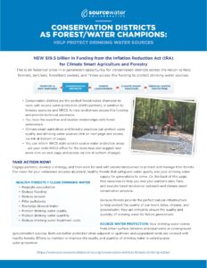 New Source Water Collaborative Forestry Resource for Conservation Districts