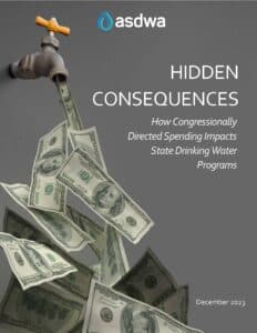 ASDWA Releases New White Paper on Congressionally Directed Spending Impacts to State Drinking Water Programs