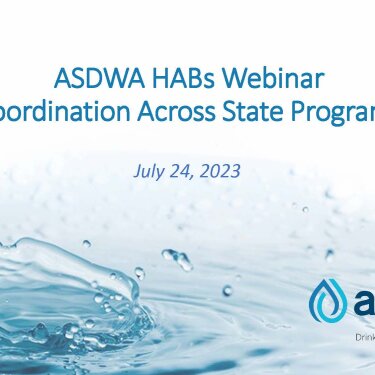 ASDWA HABs Webinar #2: Coordination Across State Programs