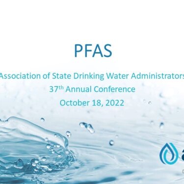 ASDWA Annual Conference 22 - PFAS