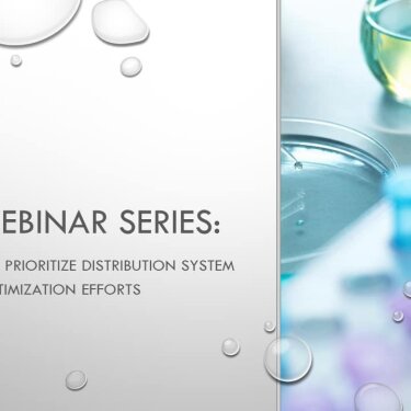 DBP Webinar Series: Approaches to Prioritize Distribution System Optimization Efforts
