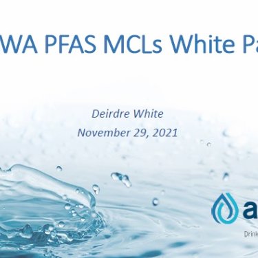 ASDWA PFAS MCLs Paper Webinar