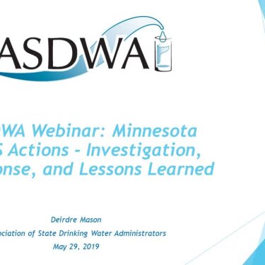 Minnesota PFAS Actions: Investigation, Response, and Lessons Learned