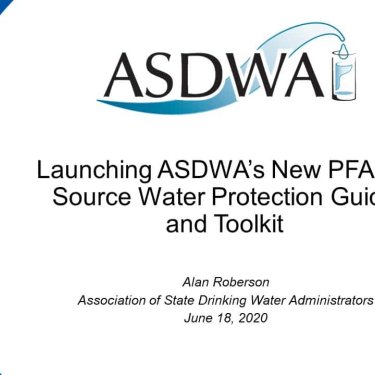 ASDWA's PFAS Source Water Protection Guide and Toolkit