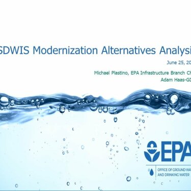 SDWIS Modernization Community Update