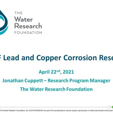 Overview of WRF Lead and Copper Research